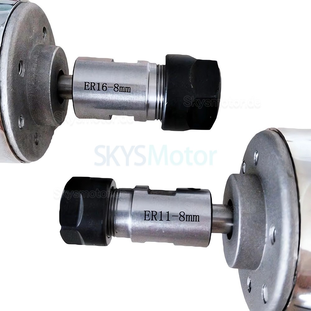 Chinaspindel CNC Luftgek&uuml;hlt OSP001714 12V/24V 200W 10000 U/min ER11/ER16 Spannzange f&uuml;r kleine Graviermaschinen